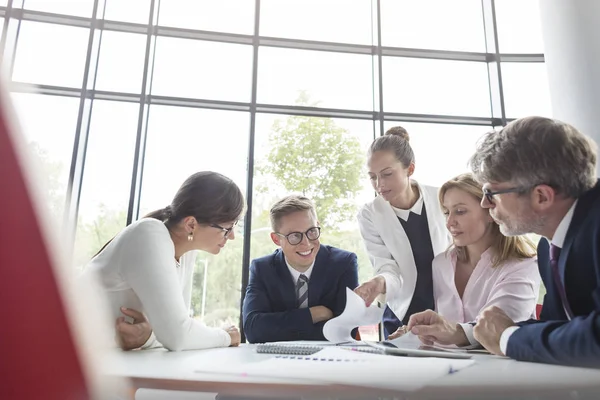 Business Colleagues Planning Table Meeting Office — Stock Photo, Image