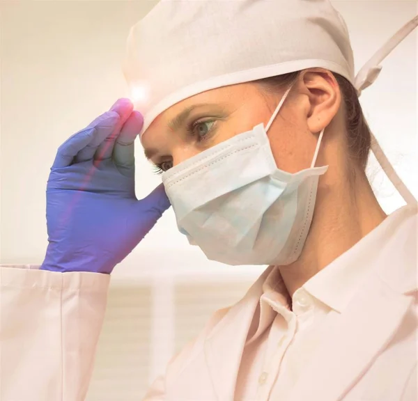 Doctor Sweating Surgery Operation Hospital — Stock Photo, Image