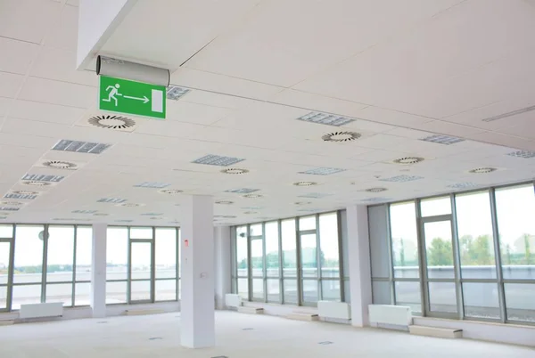 Interior Del Pasillo Vacío Nueva Oficina — Foto de Stock