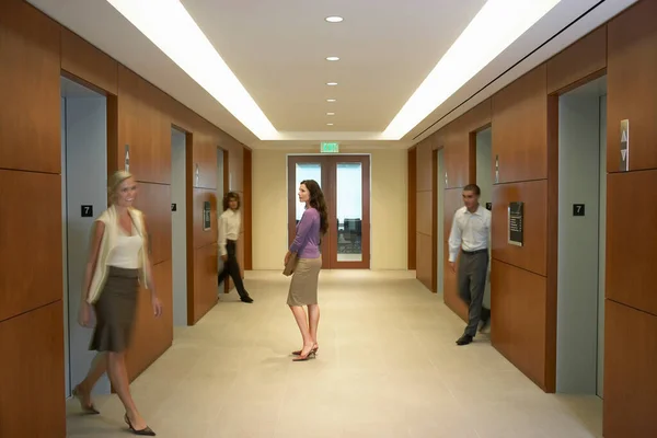 People Elevator Lobby — Stock Photo, Image