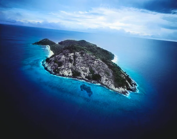 Aerial View Small Island — Stock Photo, Image