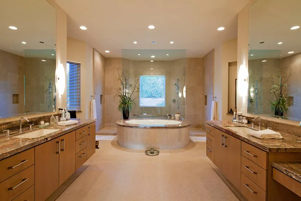 Luxurious Bathroom Mansion — Stock Photo, Image