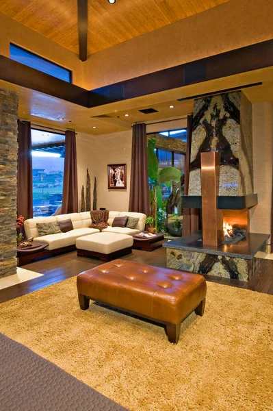 Living Room Interior Luxury Villa — Stock Photo, Image