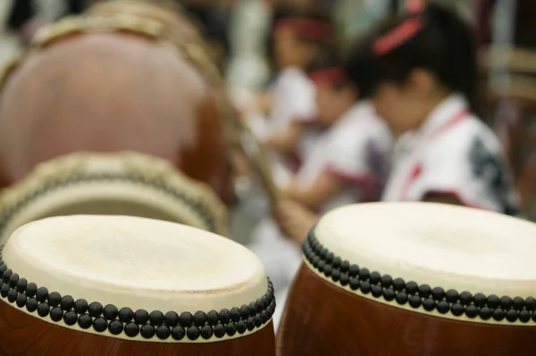 Japan Nikko Taiko Drumming — Stock Photo, Image