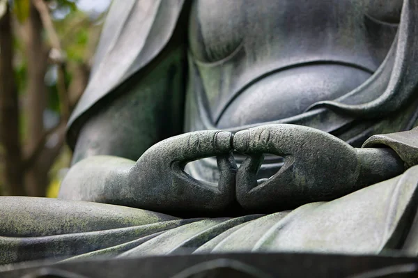 Japão Tóquio Senso Buda Mãos Close — Fotografia de Stock