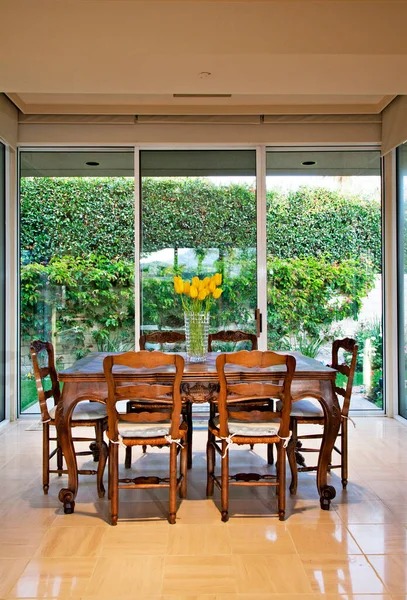 Tavolo Pranzo Casa Campagna — Foto Stock