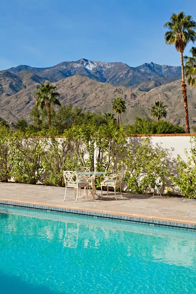 Piscina Mansión Con Vistas Las Montañas —  Fotos de Stock