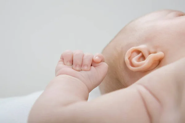 Baby Boy Lying Close — Stock Photo, Image