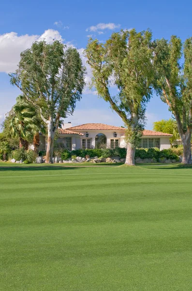 View Manor House Lawn Foreground Stock Image