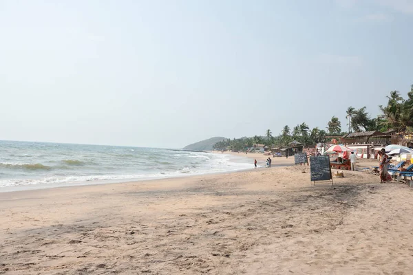 Vagator Plajı Goa Hindistan — Stok fotoğraf