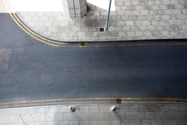 Luftaufnahme Der Leeren Straße — Stockfoto