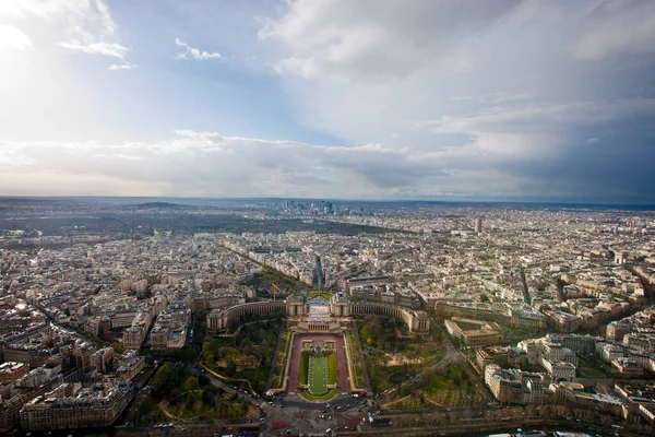 Letecký Pohled Paříž Francii — Stock fotografie