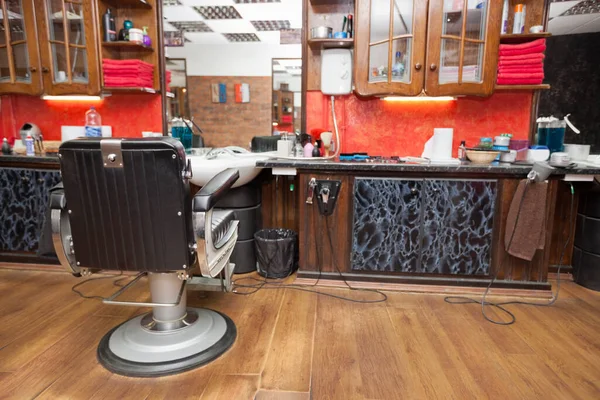 Empty Chair Hair Salon — Stock Photo, Image