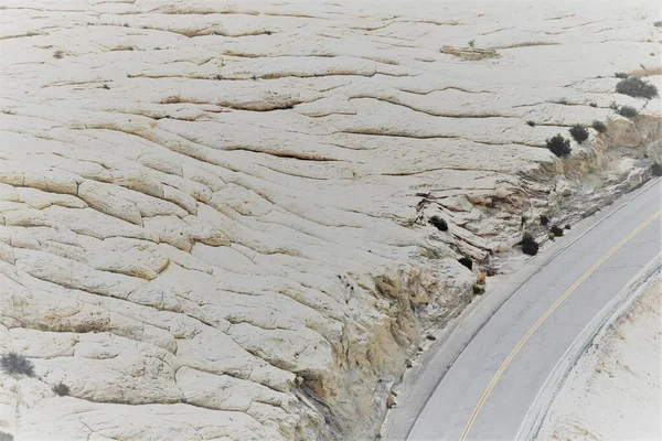 Посушлива Звивиста Автомагістраль Пустелі — стокове фото