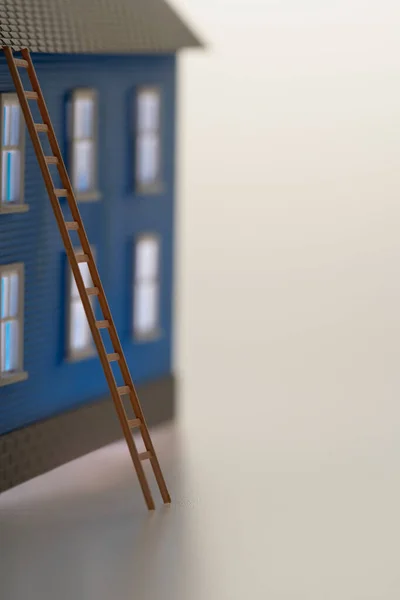 Housing Ladder Concept Background Close — Stock Photo, Image