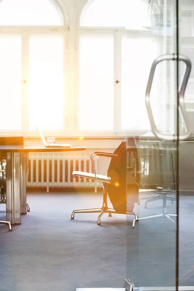 Empty Conference Room Laptop Table — Stock Photo, Image