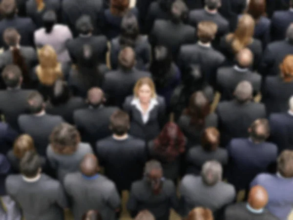 Blurred Photo Business Group Crowd — Stock Photo, Image