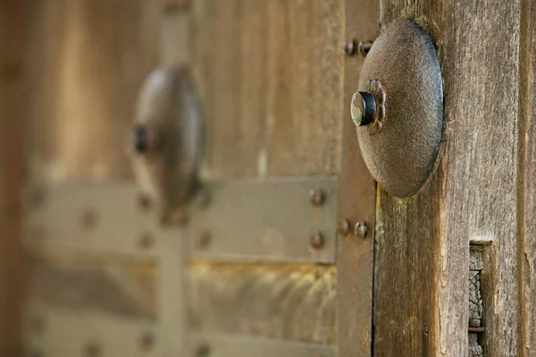 Puerta Madera Japonesa Fondo Cerca — Foto de Stock