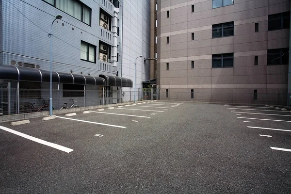 Pusty Parking Tle — Zdjęcie stockowe