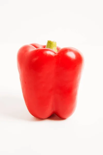 Färsk Röd Paprika Bakgrunden Närbild — Stockfoto