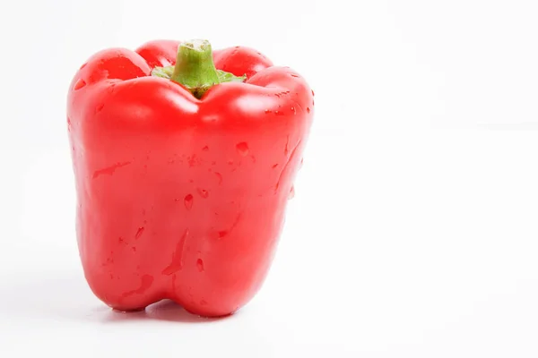 Fresh Red Pepper Background Close — Stock Photo, Image