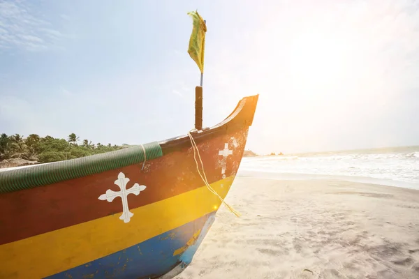 Hindistan Goa Sahili Nde Cankurtaran Botu — Stok fotoğraf
