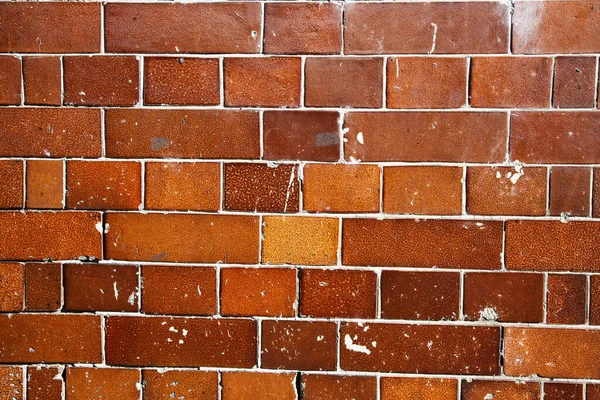 Red Brick Background Close — Stock Photo, Image
