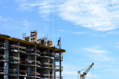 Yekpare bir konut bina inşaatı