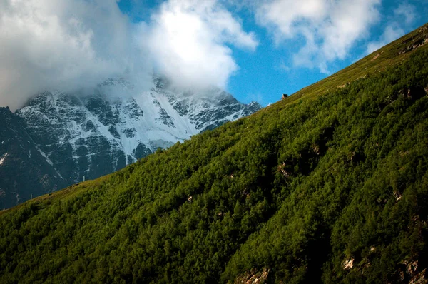 Majestosas Montanhas Cáucaso Julho — Fotografia de Stock