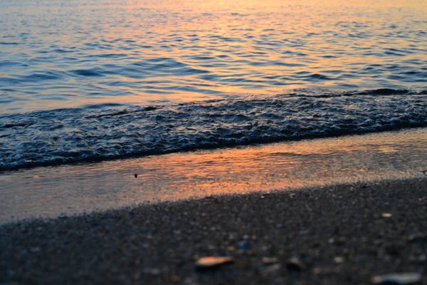 Puesta Sol Mar Negro — Foto de Stock