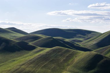 yeşil, dokulu hills - Ural Dağları başlangıcı