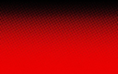 Parlak siyah ve kırmızı noktalı arka plan soyut. Noktalı resim etkisi. Vektör çizim.