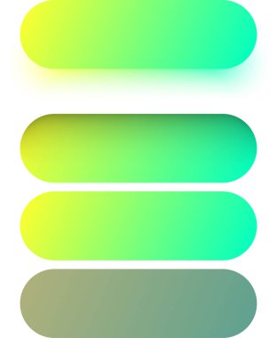Beyaz arka plan üzerinde izole spektrum web simgesi ve düğme şablonları