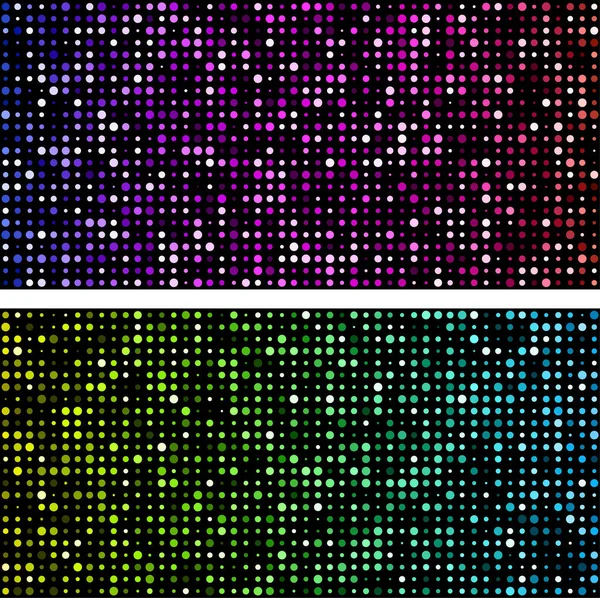 Μαύρο Περίληψη Φόντα Πολύχρωμα Φάσματος Διάστικτο Μοτίβο Εικονογράφηση Διάνυσμα — Διανυσματικό Αρχείο
