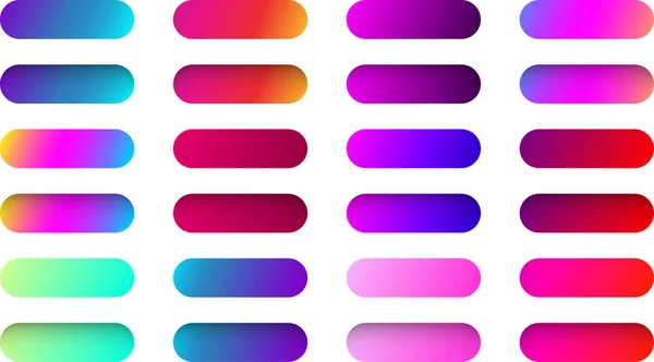 Conjunto Coloridos Iconos Web Espectro Plantillas Botones Aislados Sobre Fondo — Archivo Imágenes Vectoriales