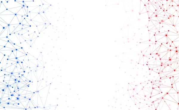 Weißer Globaler Kommunikationshintergrund Mit Buntem Spektrum Netzwerk Vektorpapier Illustration — Stockvektor