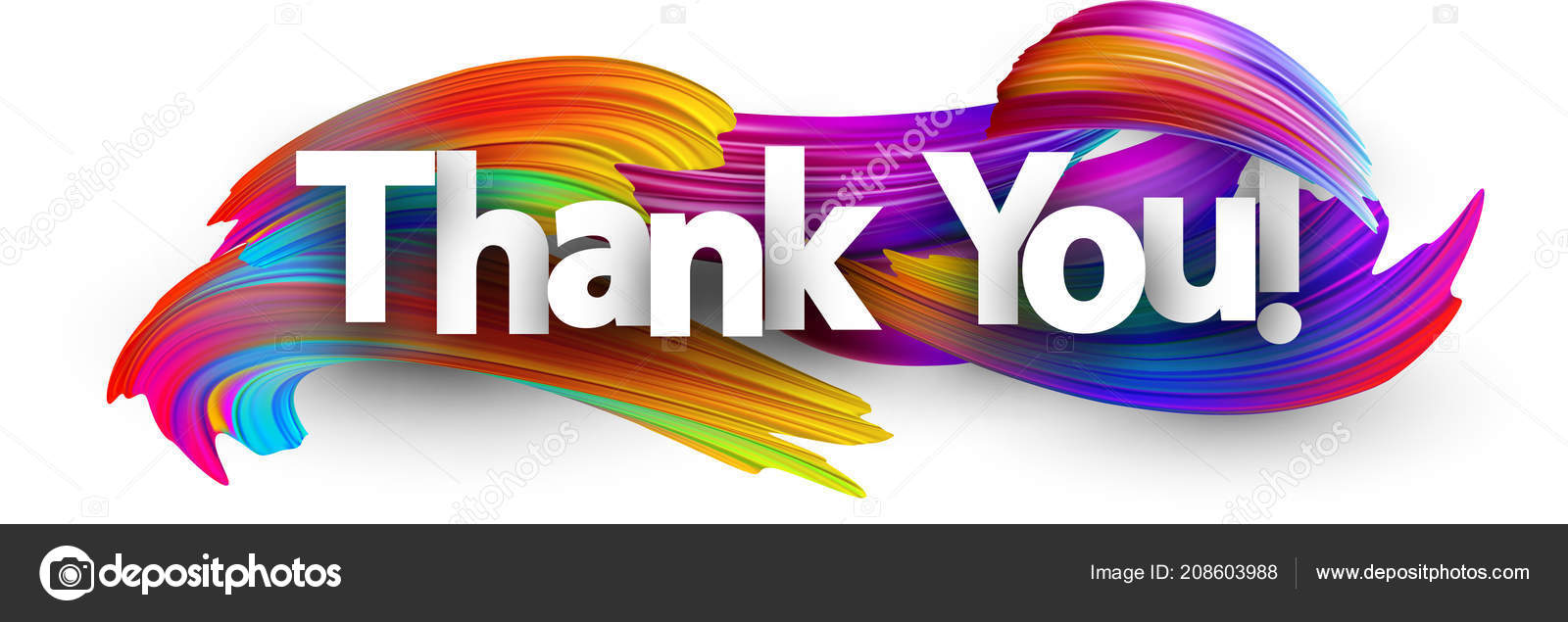 wallpapers Background Thank You Poster Design https depositphotos com 208603988 stock illustration thank you poster spectrum brush html