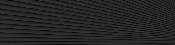 Černá Geometrické Texturou Banner Abstraktní Stripe Vzor — Stockový vektor