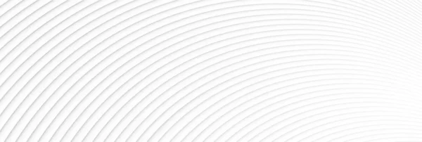 Bannière Texturée Géométrique Blanche Motif Arrondi Abstrait — Image vectorielle