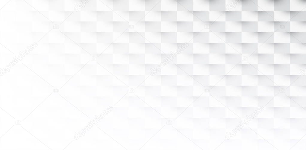 White blurred geometric checkered texture pattern