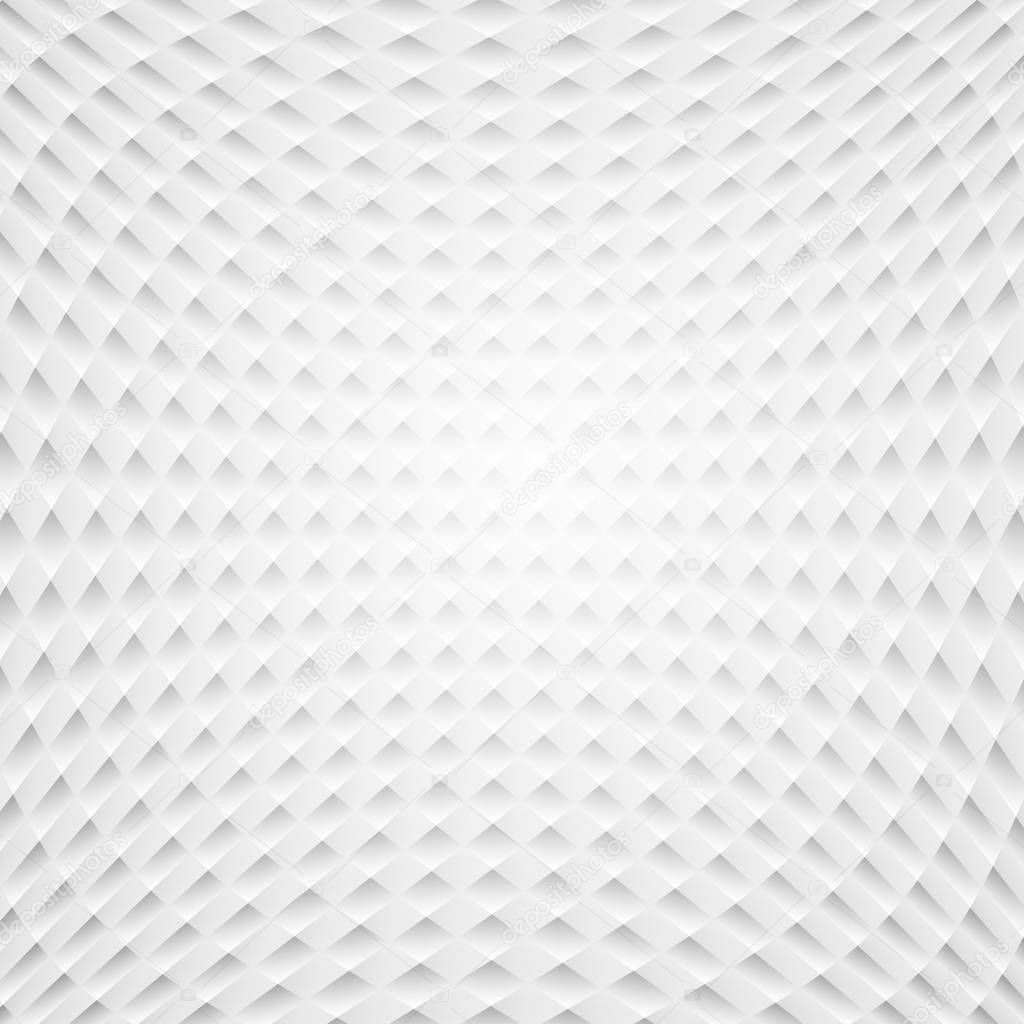 White vector geometric textured background