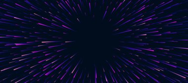 Soyut mor Festival afiş havai fişek ile. Vektör arka plan.