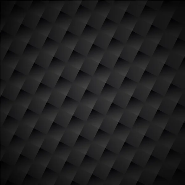 黒の幾何学的な市松模様のテクスチャ パターン 抽象的なベクトルの背景 — ストックベクタ