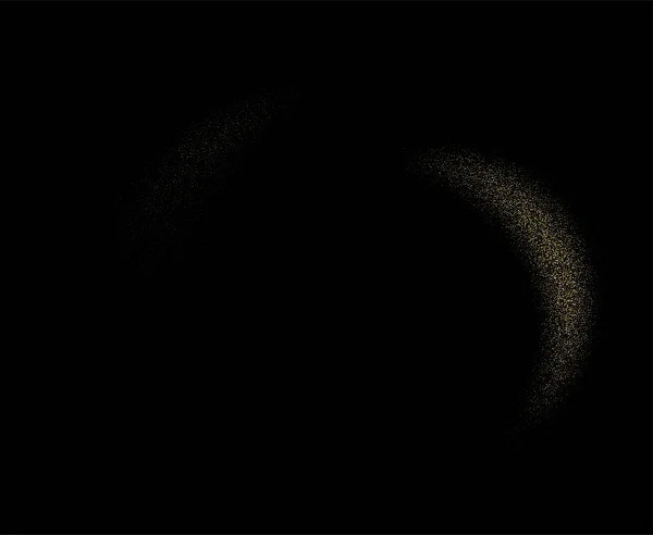 Черный Абстрактный Шаблон Золотым Размытым Орнаментом Украшения Рождества Нового Года — стоковый вектор