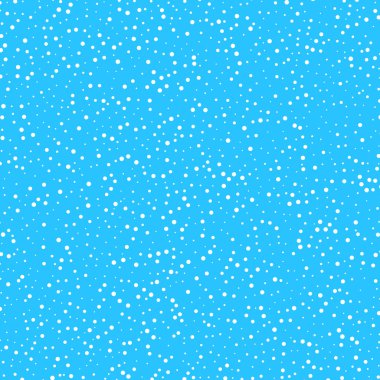 Kar desen veya beyaz damla ile mavi kış arka plan. 