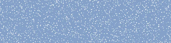 Blå Abstrakt Banner Med Snö Mönster För Vinter Jul Och — Stock vektor