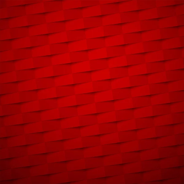Rotes geometrisch kariertes Cover-Design-Muster. Abstrakter Hintergrund — Stockvektor