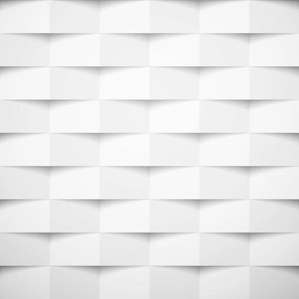 Blanco geométrico a cuadros patrón de diseño de la cubierta. Respaldo abstracto — Vector de stock