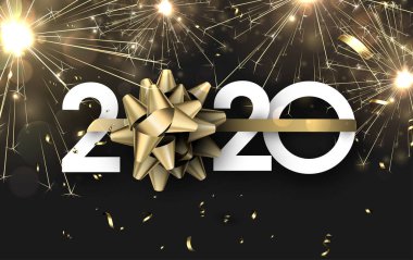 Altın parıldayan havai fişeklerle 2020 yılınız kutlu olsun..