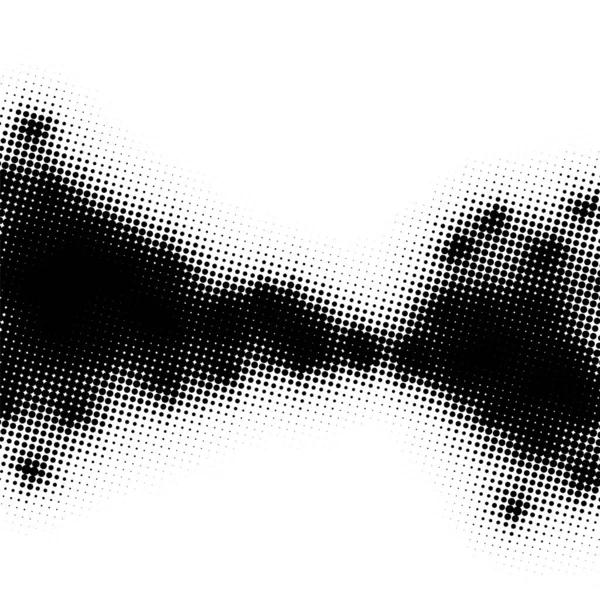 Abstrakcyjny Półtonowy Monochromatyczny Gradientowy Wzór Kropkowany Kropki Kółka Wektor Pop — Wektor stockowy